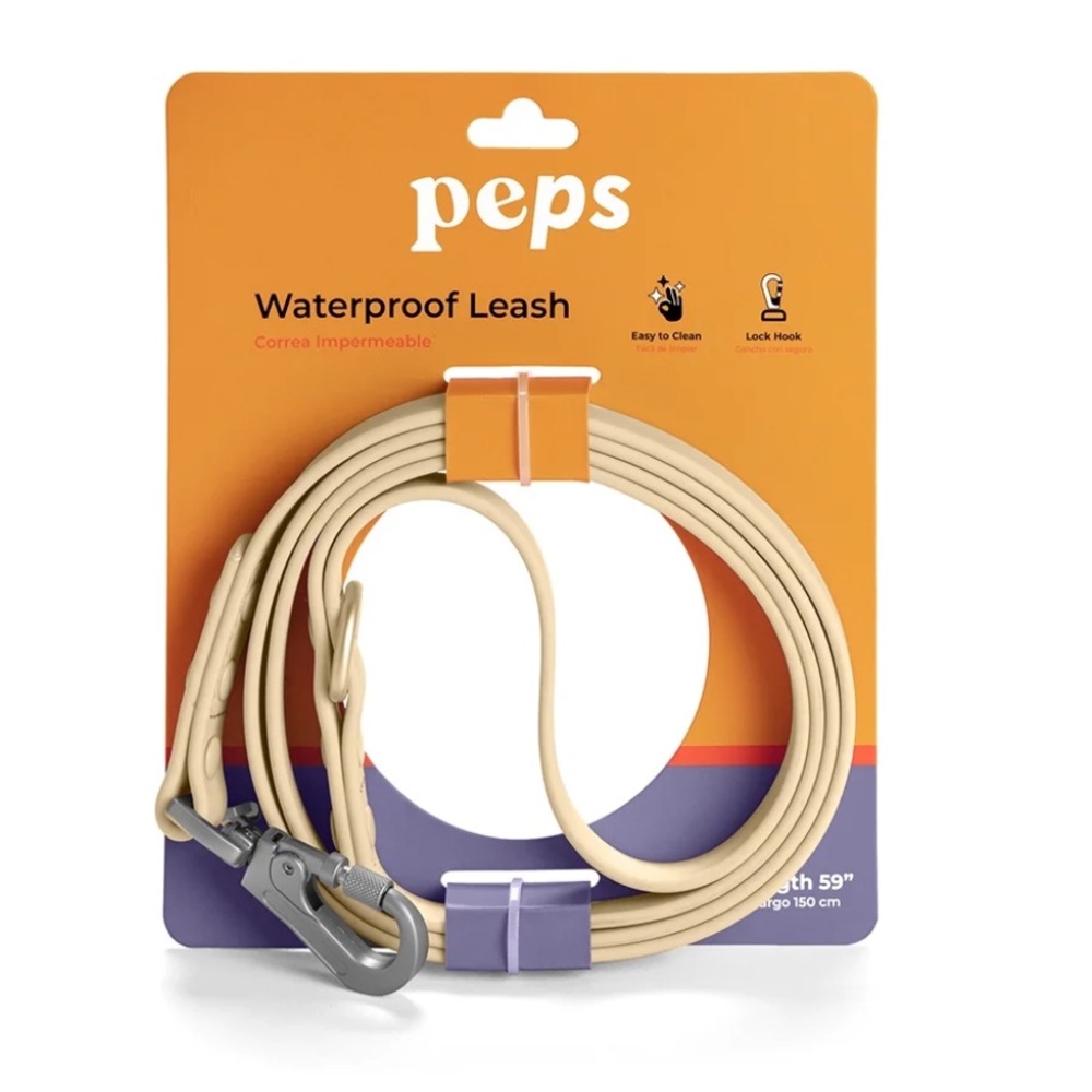 Peps Strong PVC Waterproof Leash Tan